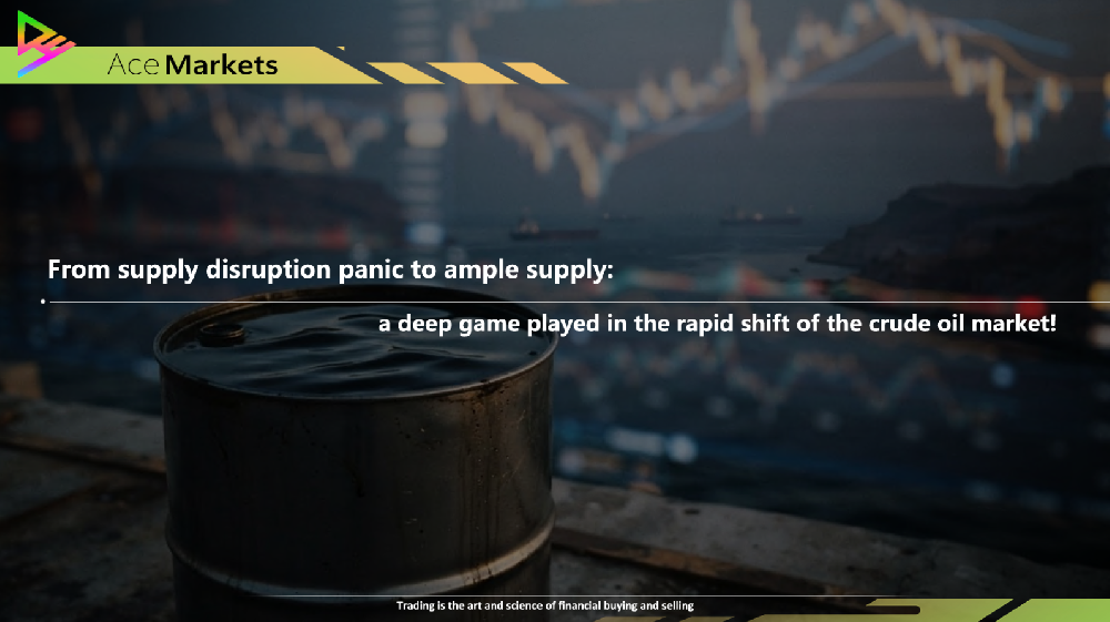 From supply disruption panic to ample supply: a deep game played in the rapid shift of the crude oil market