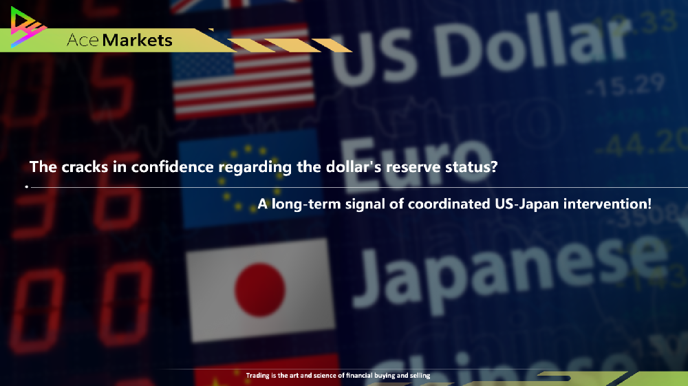 The cracks in confidence regarding the dollar's reserve status?A long-term signal of coordinated US-Japan intervention!